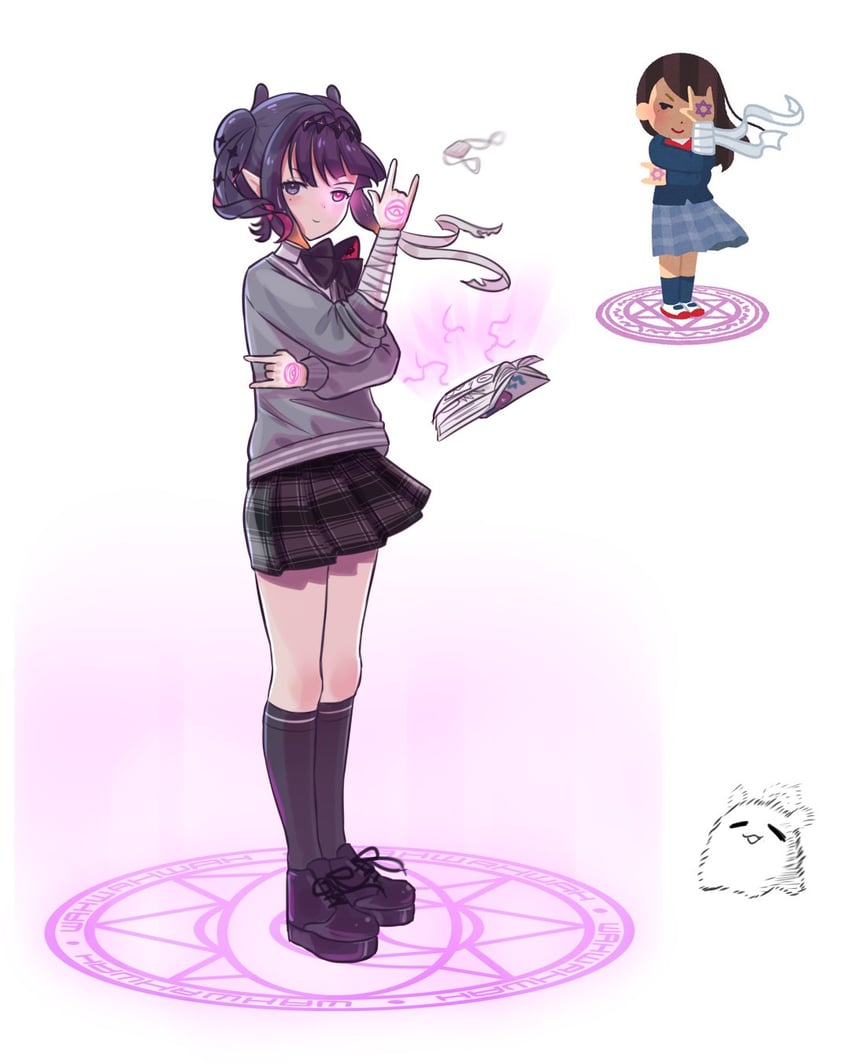 ninomae ina'nis, takodachi, and ao-chan (hololive and 2 more) drawn by seekorplatypus
