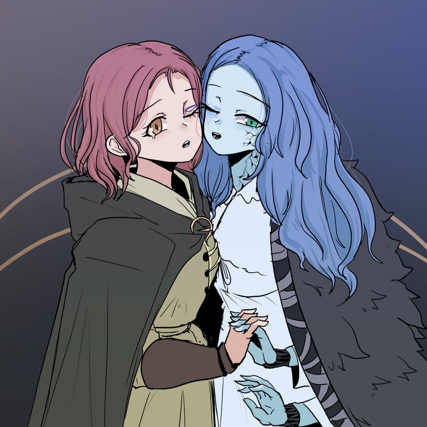 ranni the witch and melina (elden ring) drawn by user_rvxy3855