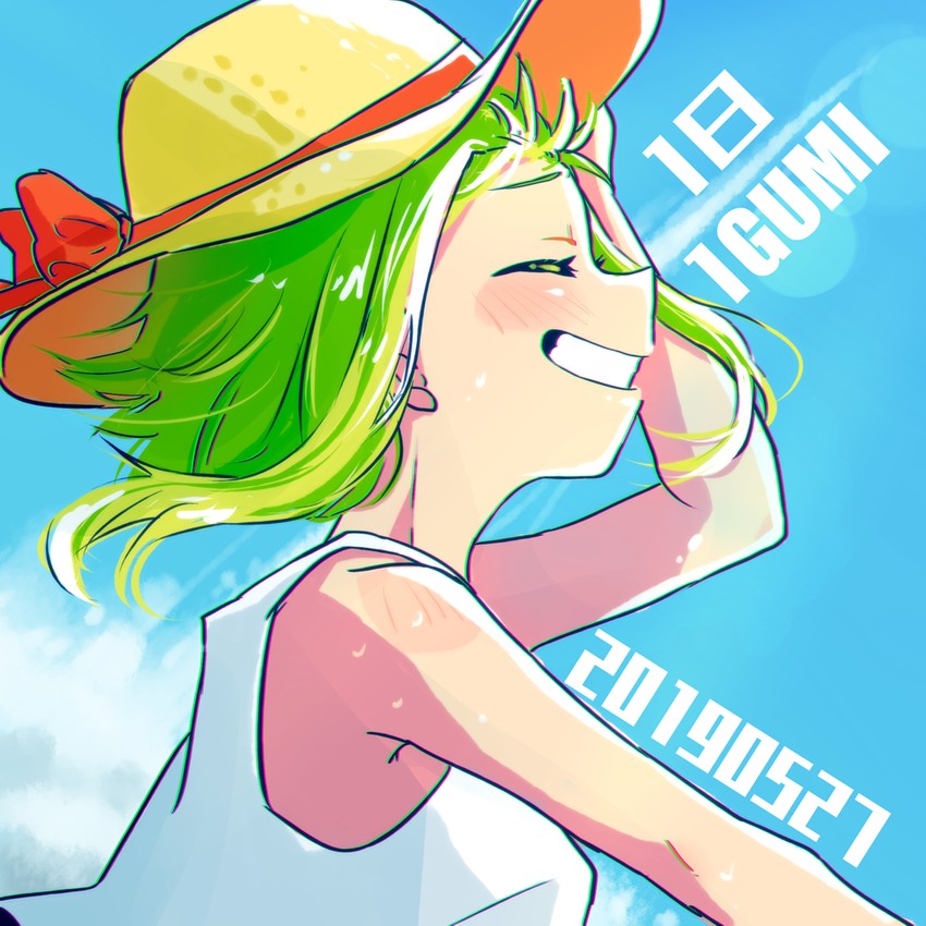 gumi (vocaloid) drawn by raputsue