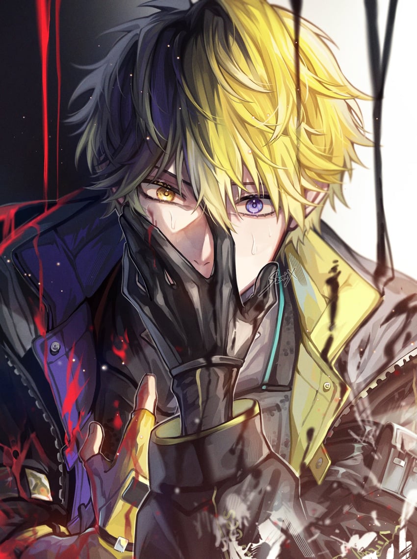 sonny brisko and moony brisko (nijisanji and 1 more) drawn by szainx