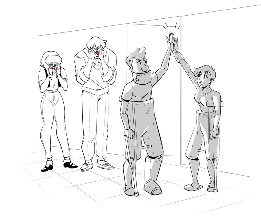 clark kent, supergirl, lois lane, and jimmy olsen (dc comics and 2 more) drawn by funsexydb