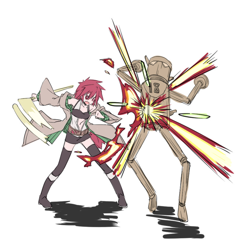 hiita, hiita the fire charmer, and inpachi (yu-gi-oh!) drawn by akasaka_koutarou