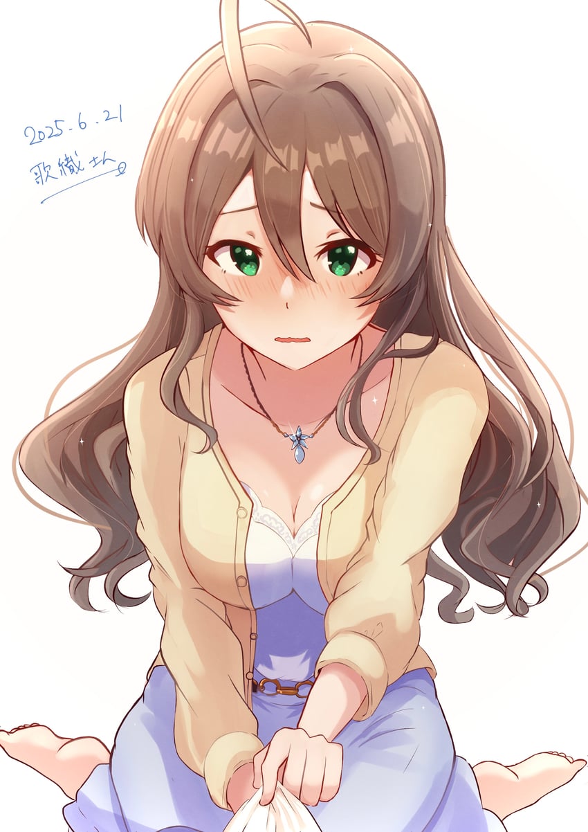 sakuramori kaori (idolmaster and 2 more) drawn by natsuki_p