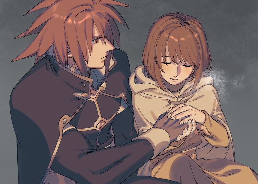 kratos aurion and anna irving (tales of and 1 more) drawn by hcmc3163