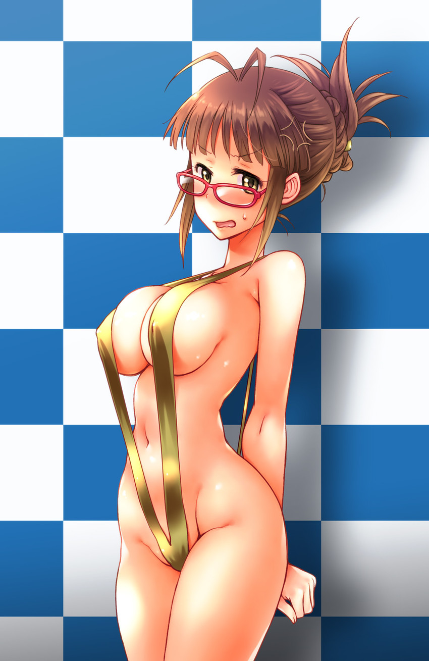 akizuki ritsuko (idolmaster and 1 more) drawn by fuyube_rion