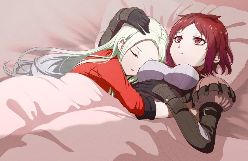 edelgard von hresvelg and monica von ochs (fire emblem and 2 more) drawn by nieto_tokage
