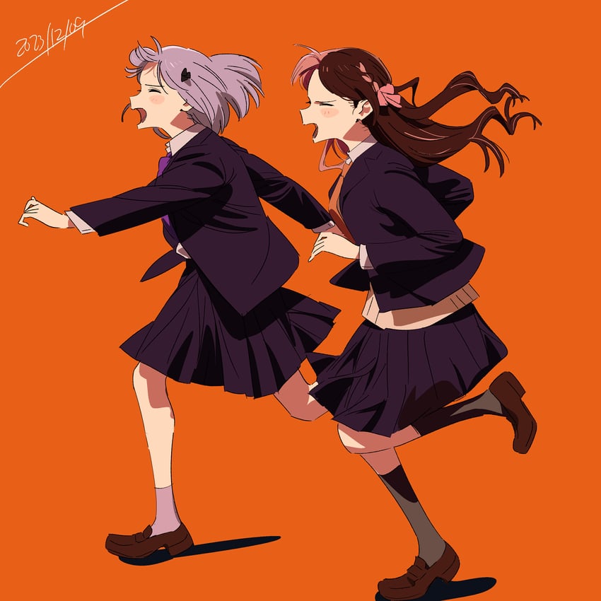 tachibana hinano and kaga sumire (vspo!) drawn by kerorira