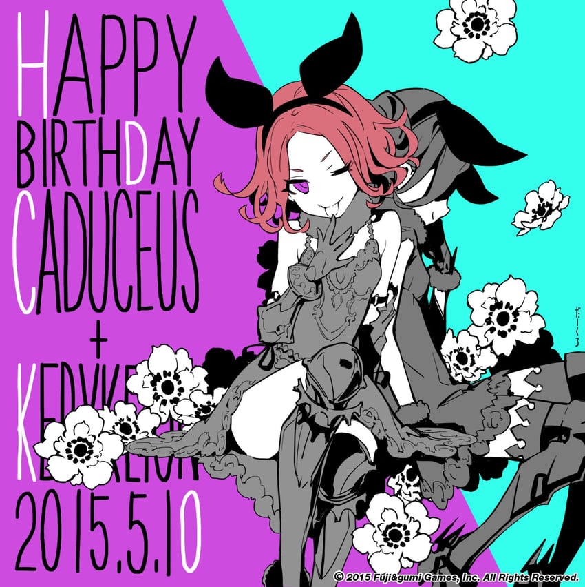 kerykeion and caduceus (phantom of the kill) drawn by da-kuro