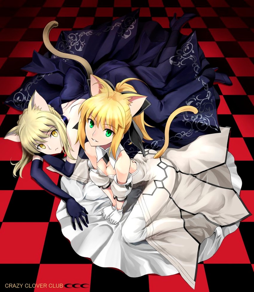 artoria pendragon, saber alter, and saber lily (fate and 1 more) drawn by shirotsumekusa