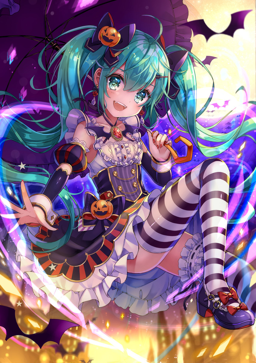 hatsune miku (vocaloid and 1 more) drawn by sakura_shiori