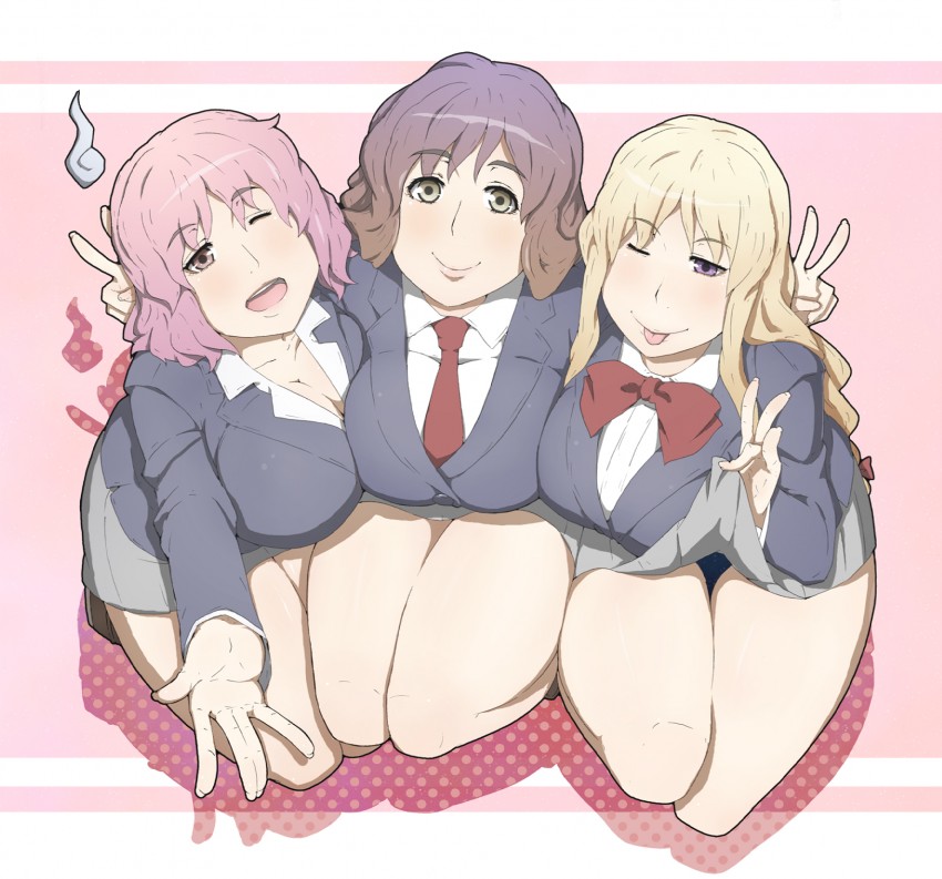 yakumo yukari, saigyouji yuyuko, and hijiri byakuren (touhou) drawn by ogata_hiro