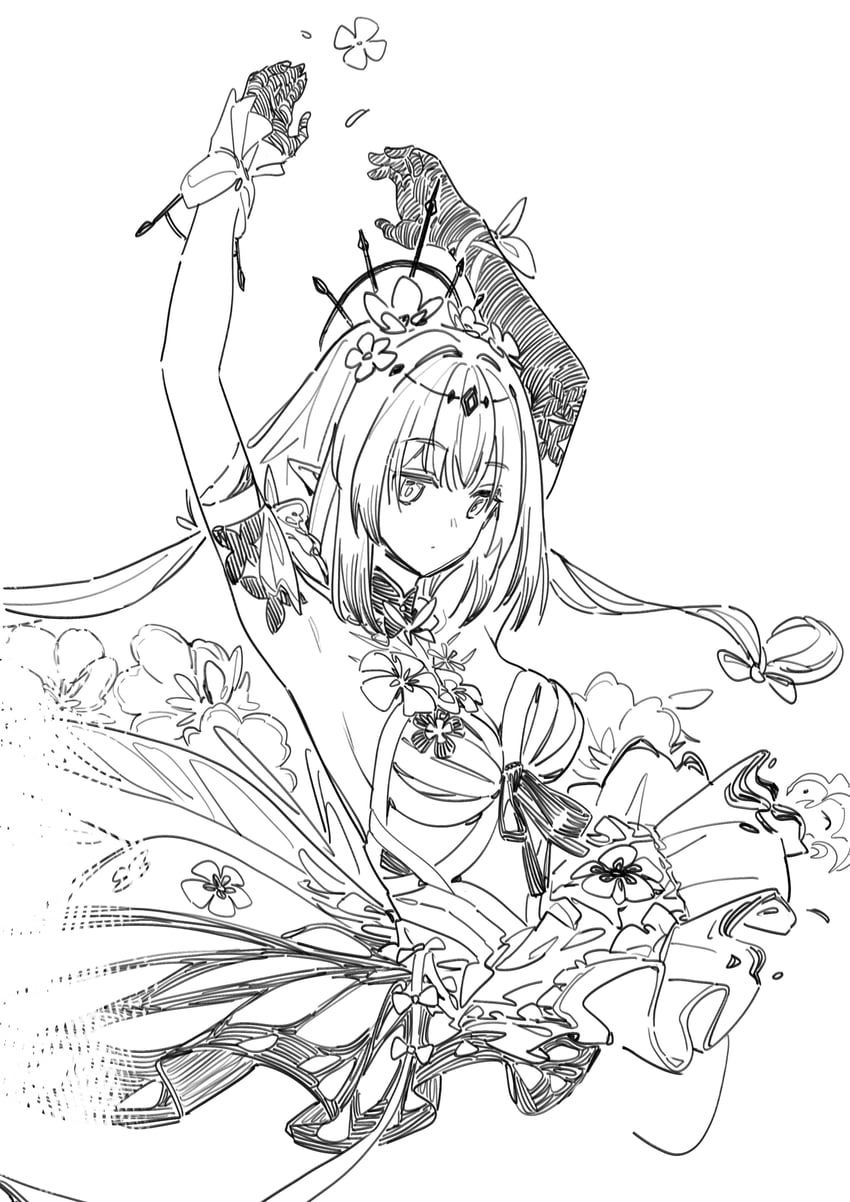 castorice (honkai and 1 more) drawn by ddal