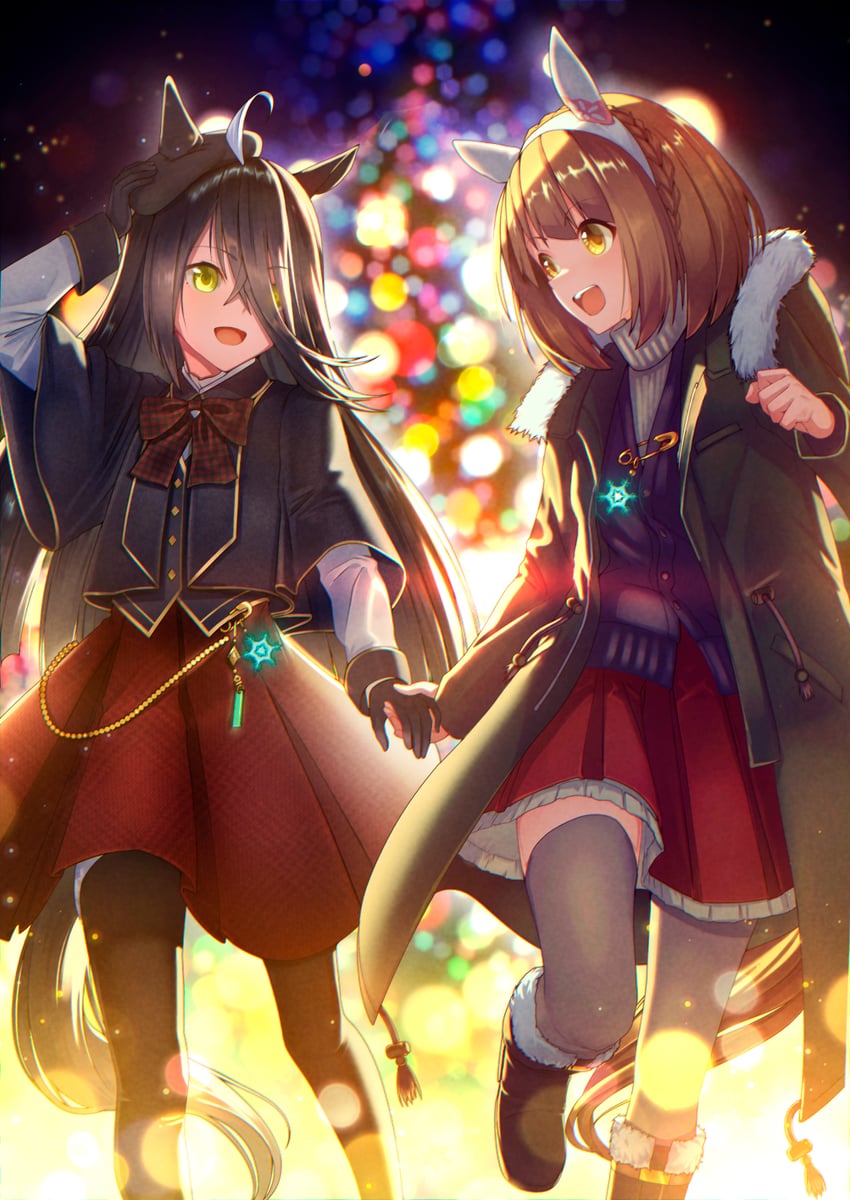 manhattan cafe and yukino bijin (umamusume) drawn by tks_(526tks)