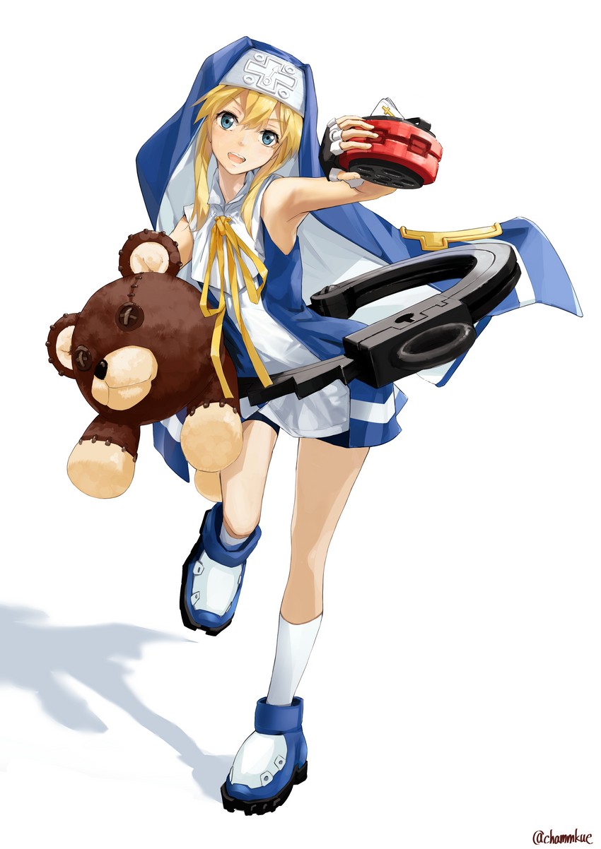 bridget (guilty gear and 1 more) drawn by chamu_(chammkue)