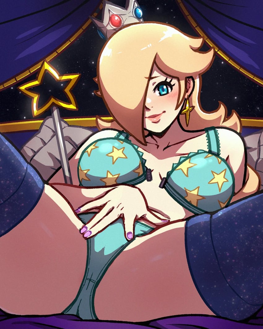 rosalina (mario and 1 more) drawn by akairiot