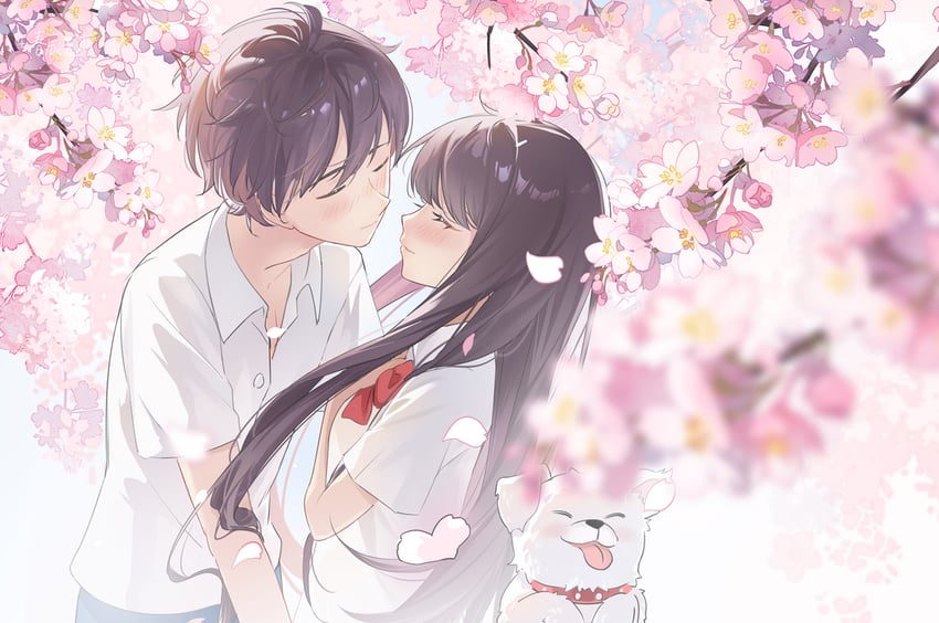 kuronuma sawako and kazehaya shouta (kimi ni todoke) drawn by harutatsunoki