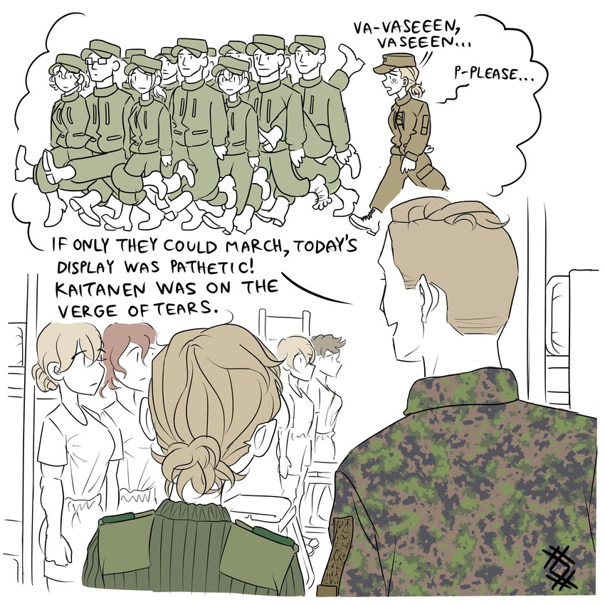 krista kaitanen and kaisa taivaljarvi (seno lepo) drawn by ostwindprojekt