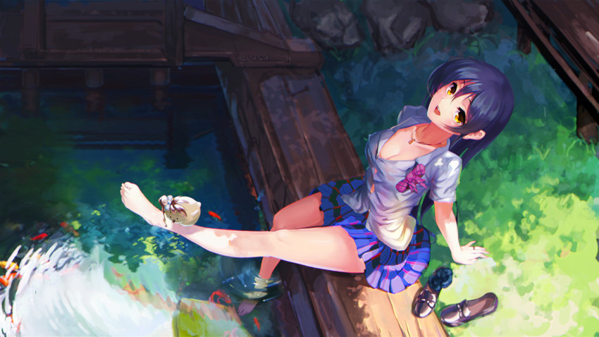 sonoda umi and minami kotori (love live! and 1 more) drawn by ushas