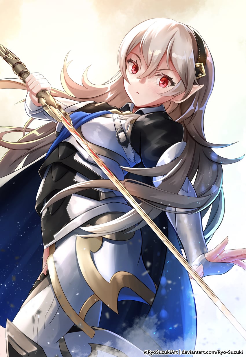 female corrin (fire emblem and 1 more) drawn by ryo-suzuki