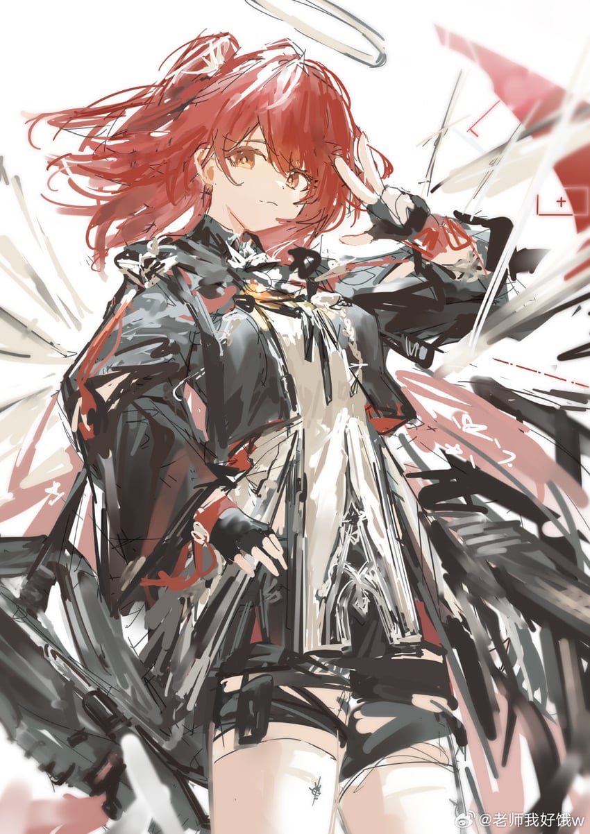 exusiai and exusiai the new covenant (arknights) drawn by laoshi_wo_hao_e
