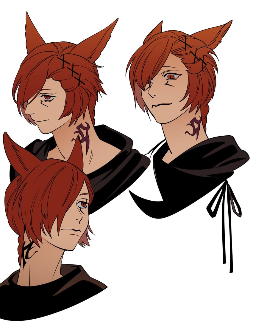 g'raha tia (final fantasy and 1 more) drawn by 5altybitter5