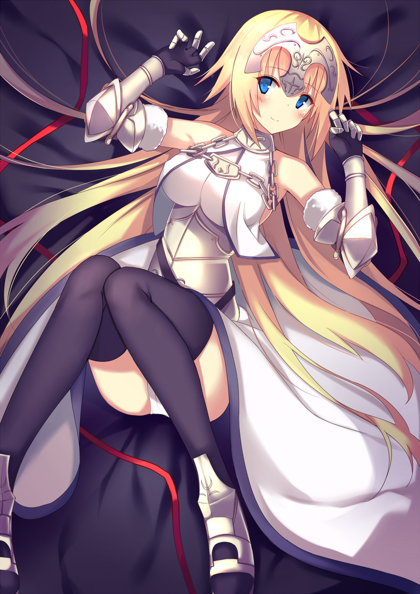 jeanne d'arc (fate and 1 more) drawn by hecha_(01964237)