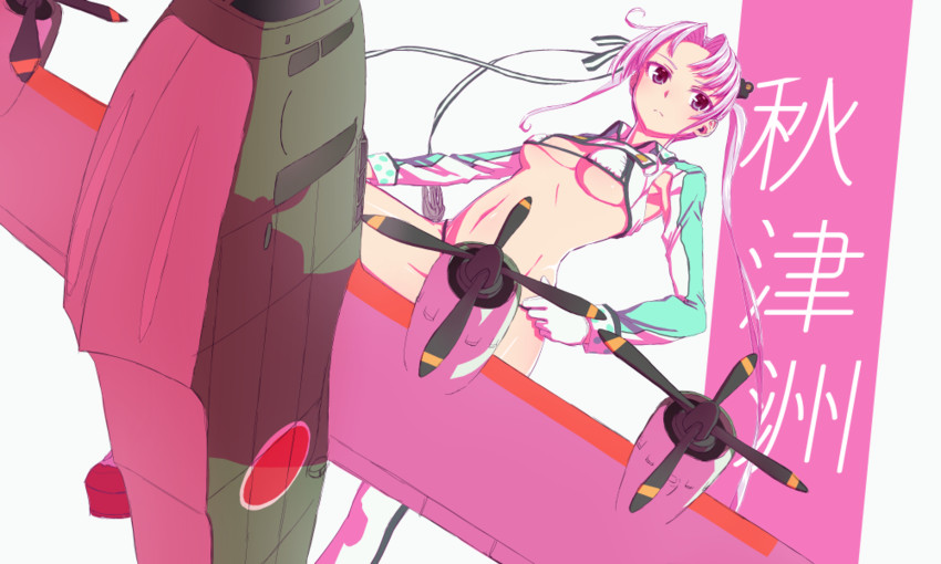 akitsushima and nishikitaitei-chan (kantai collection) drawn by wakou_(zassou_tamashi)