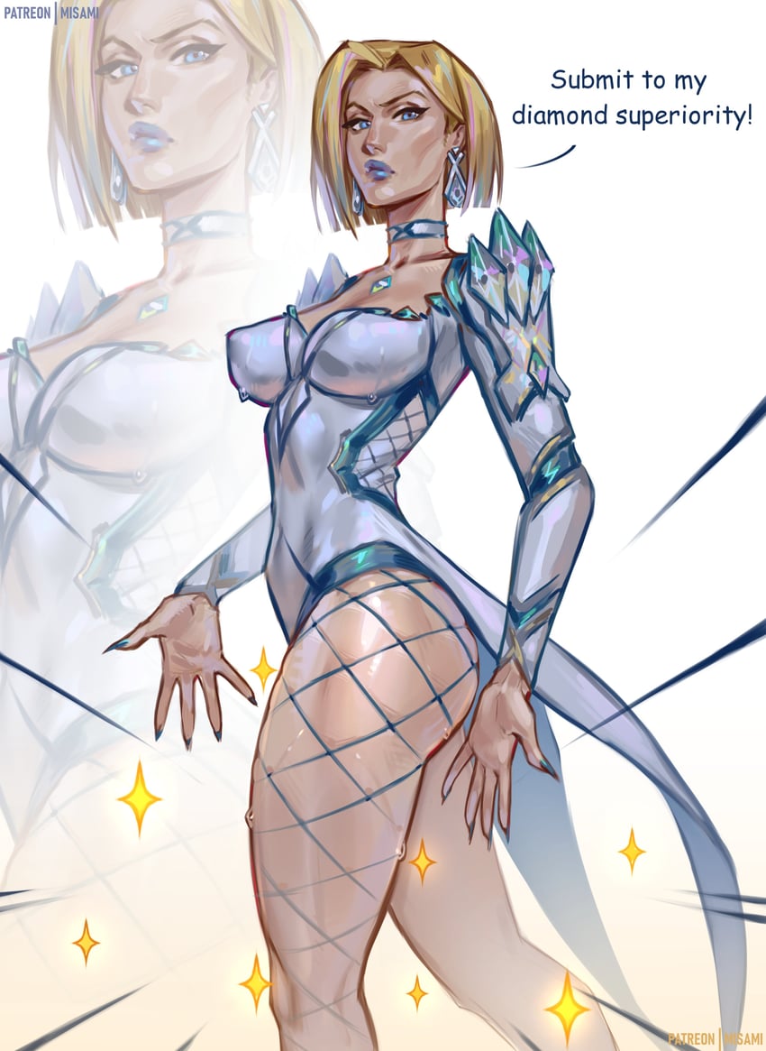 emma frost (marvel and 2 more) drawn by misa_mi