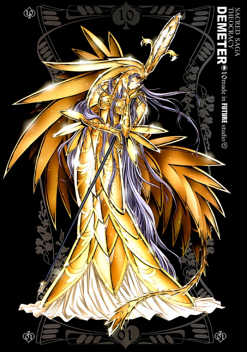 demeter (saint seiya and 1 more) drawn by future_studio_(artist)