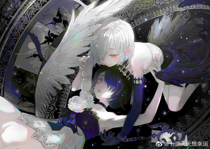 beatrice and virgil (masterwork apocalypse) drawn by qi_du_tiantian_xiang_xingyun
