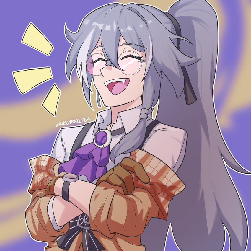 fu hua and herrscher of sentience (honkai and 1 more) drawn by kursed_tea
