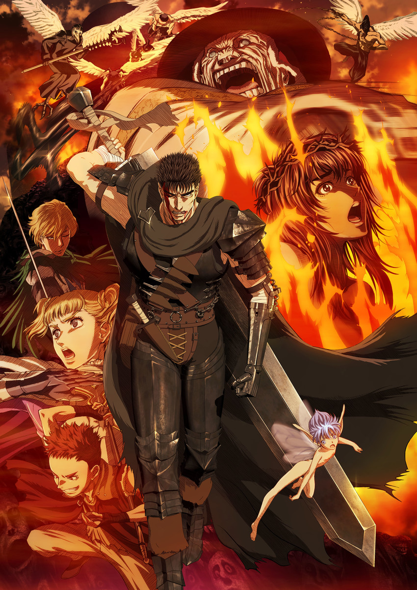 guts, casca, puck, farnese, serpico, and 2 more (berserk)