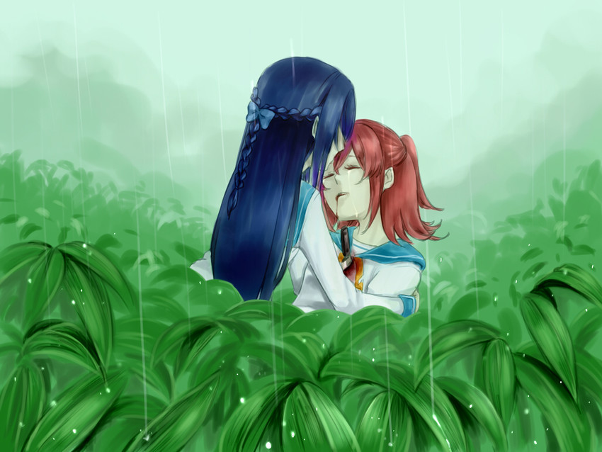 hishikawa rikka and aida mana (precure and 1 more) drawn by urewi