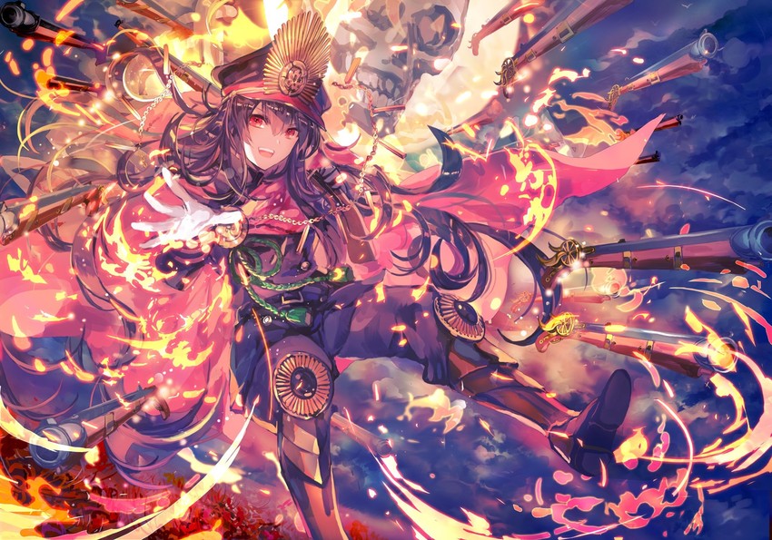 oda nobunaga (fate and 2 more) drawn by rioka_(southern_blue_sky)