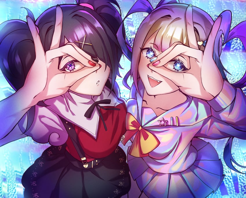 chouzetsusaikawa tenshi-chan and ame-chan (needy girl overdose and 1 more) drawn by molina