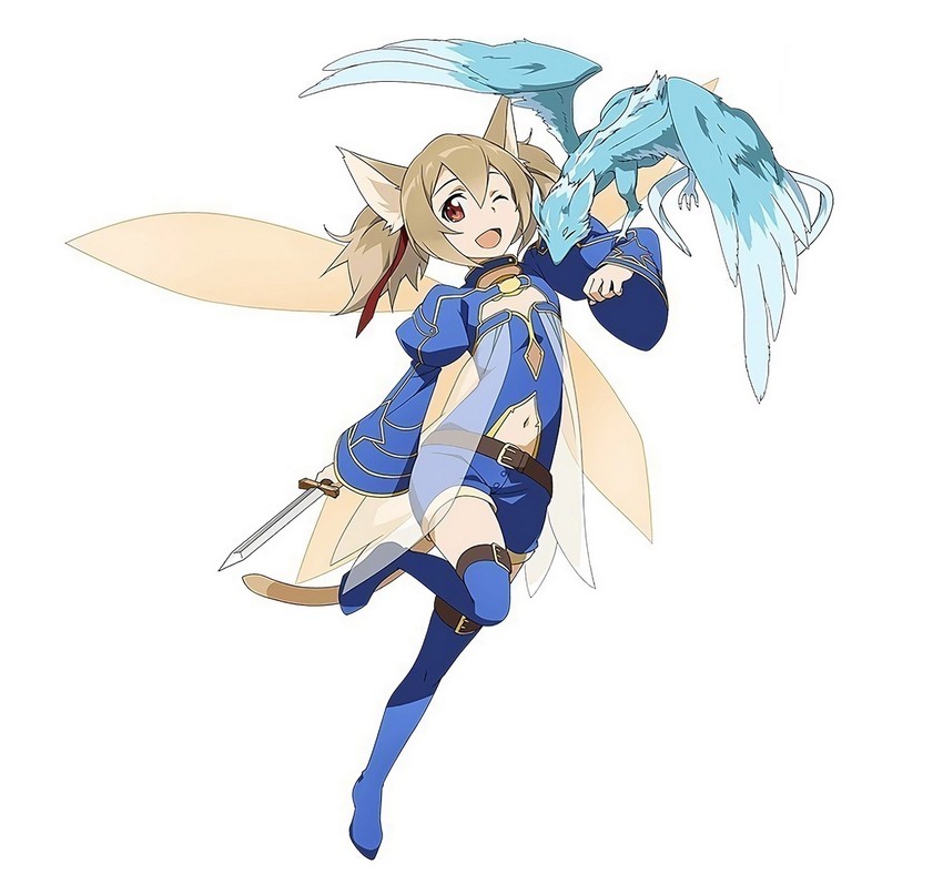 silica and pina (sword art online and 1 more)