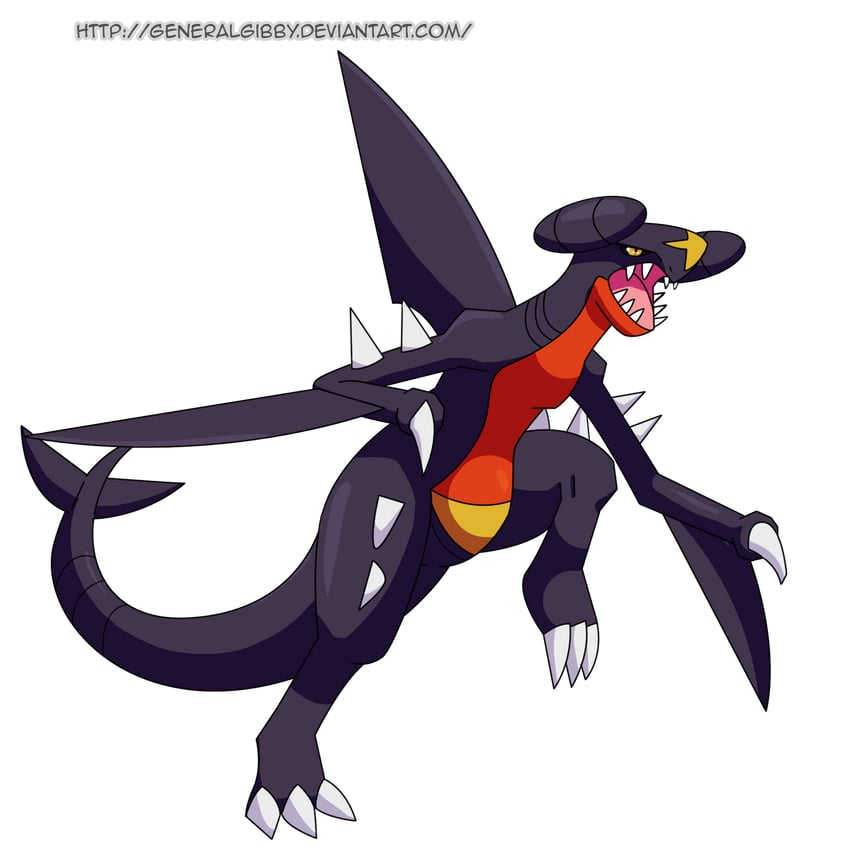 garchomp (pokemon) drawn by generalgibby