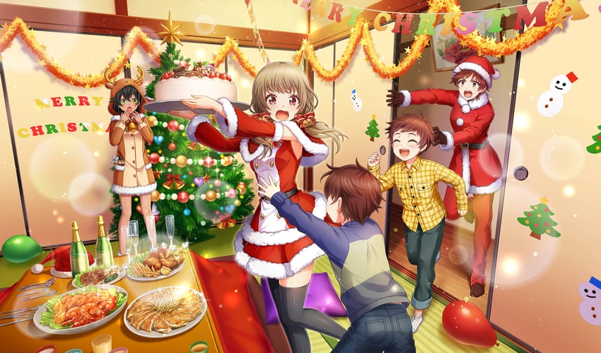 akino komugi, naoe tayu, senba ayako, senba keita, and senba youta (cinderella series and 1 more)