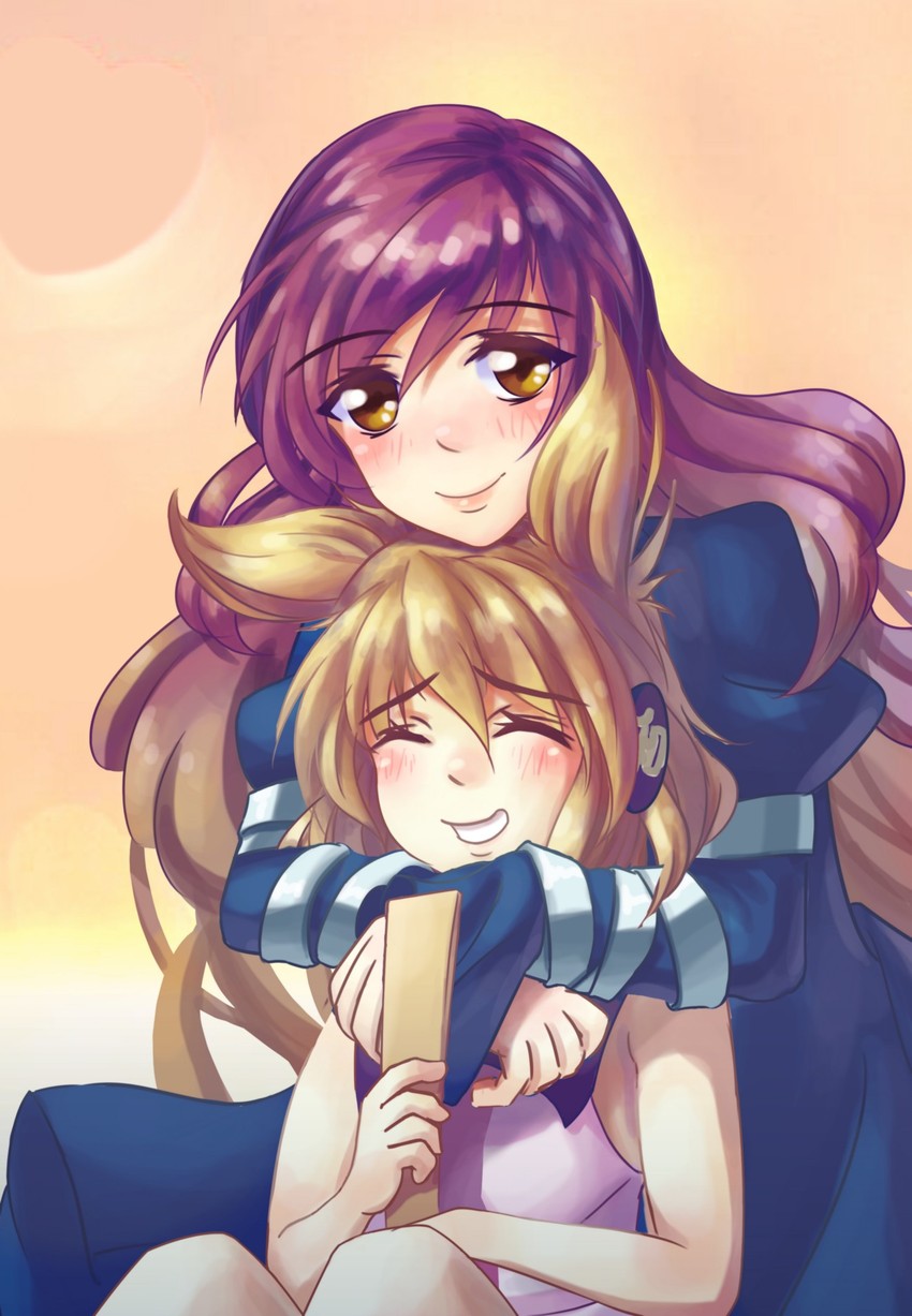 hijiri byakuren and toyosatomimi no miko (touhou) drawn by rainbow2319682