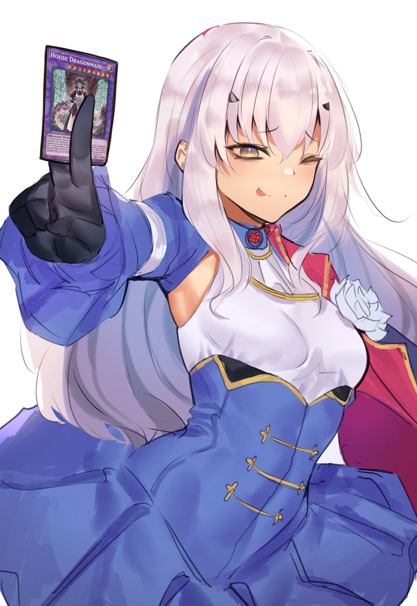 melusine and house dragonmaid (fate and 2 more) drawn by deccatezu