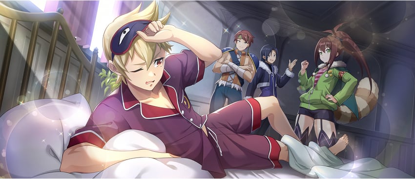 dust, lean, keith, and taylor (kono subarashii sekai ni shukufuku wo! and 1 more)