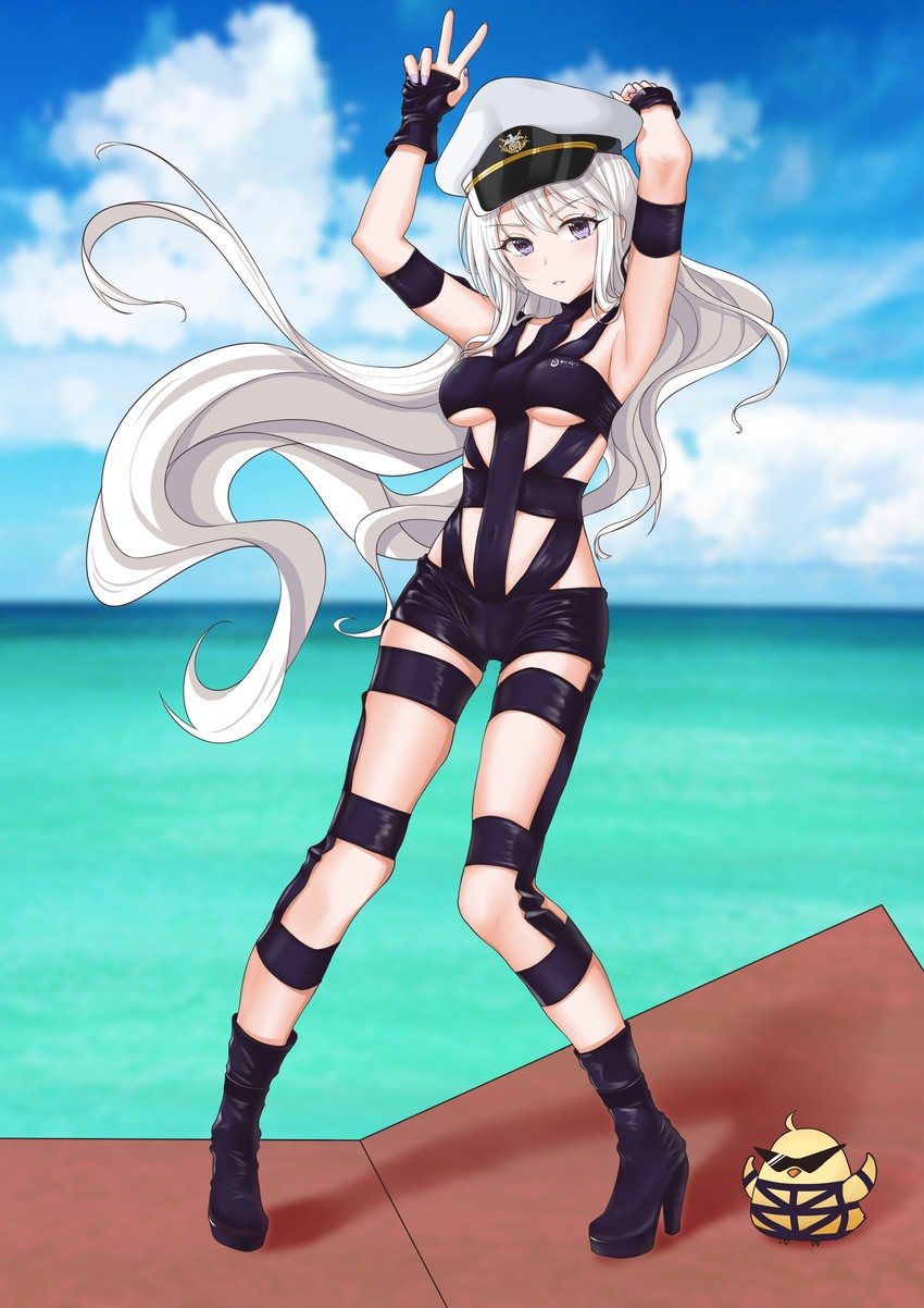 manjuu and enterprise (azur lane and 1 more) drawn by yamakan_hoshino
