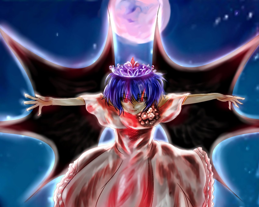 remilia scarlet (touhou) drawn by ash_(ashponmomo)
