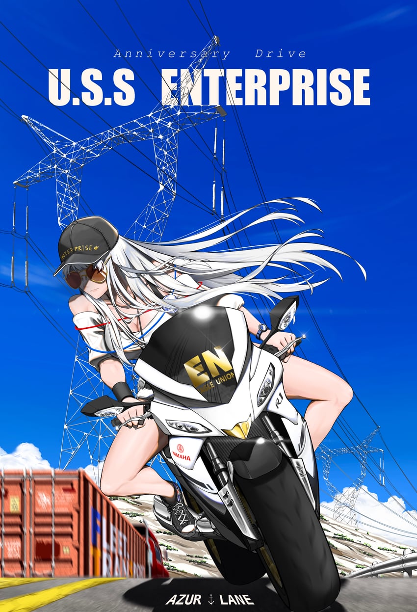 enterprise (azur lane and 1 more) drawn by kangkehuohuohuo