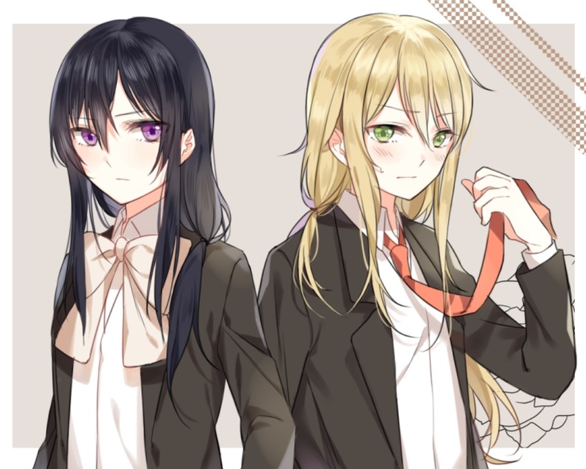 aihara yuzu and aihara mei (citrus) drawn by chi_zu_crazy
