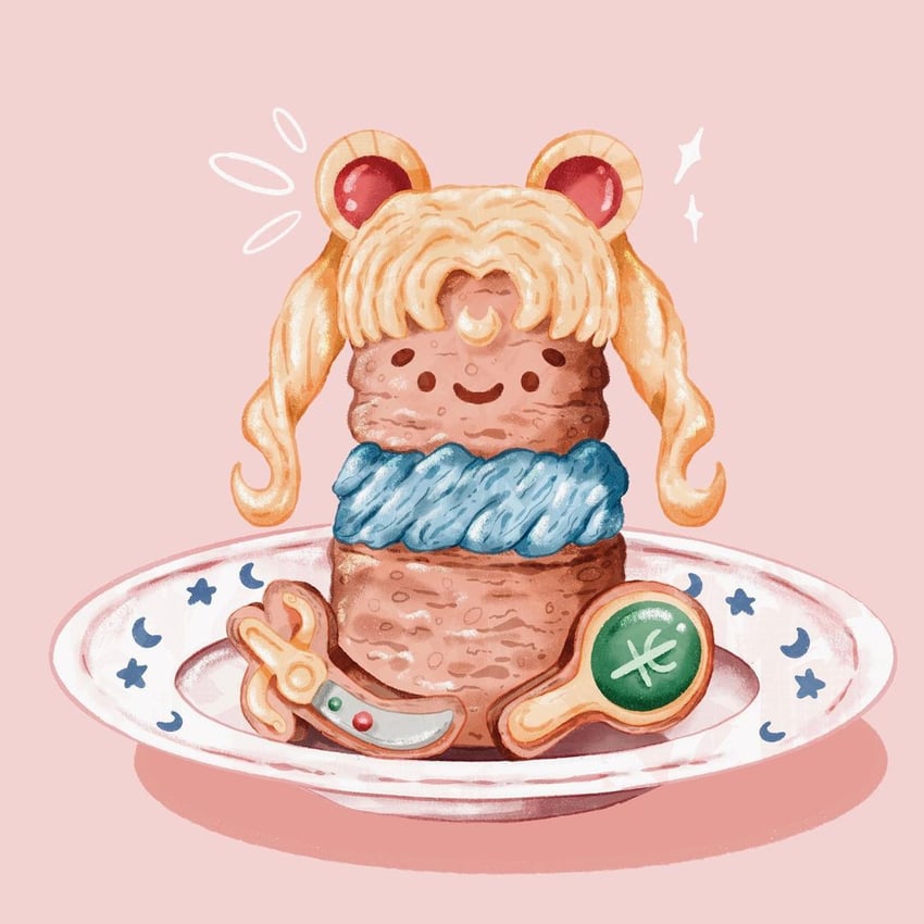 sailor moon (bishoujo senshi sailor moon) drawn by abbey_and_bear