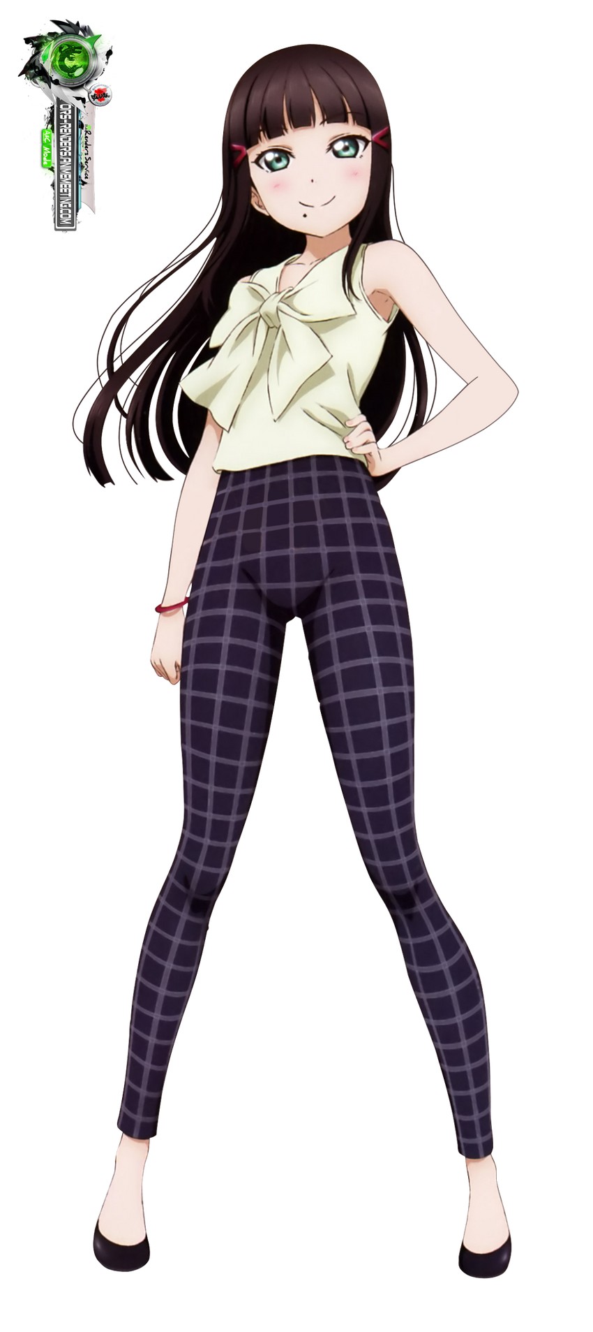 kurosawa dia (love live! and 1 more) drawn by ors_anime_renders