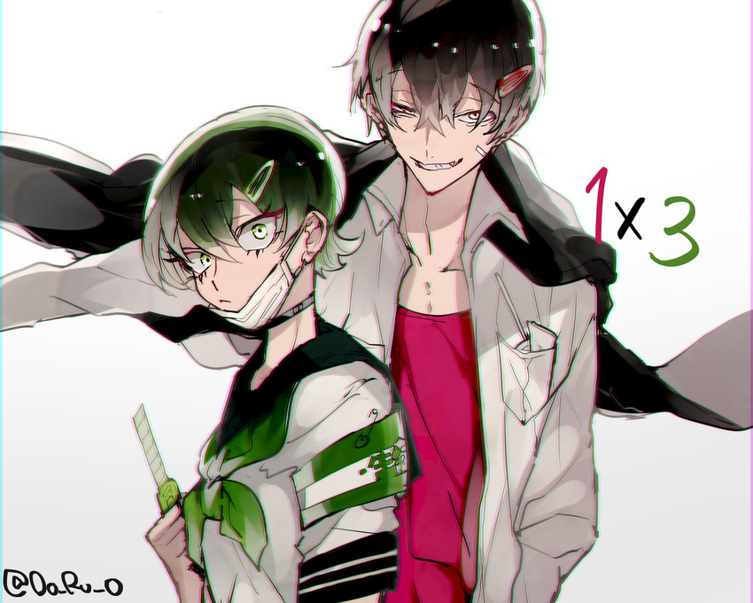 matsuno osomatsu and matsuno choromatsu (osomatsu and 2 more) drawn by doruo
