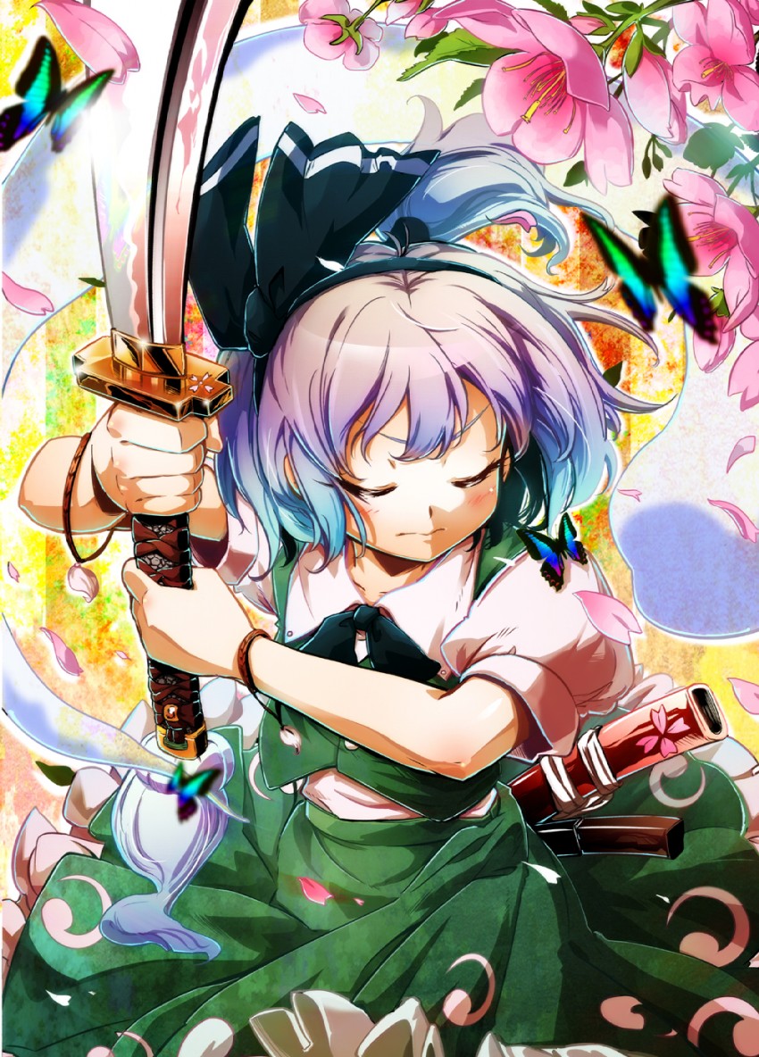 konpaku youmu (touhou) drawn by im_(badmasa)