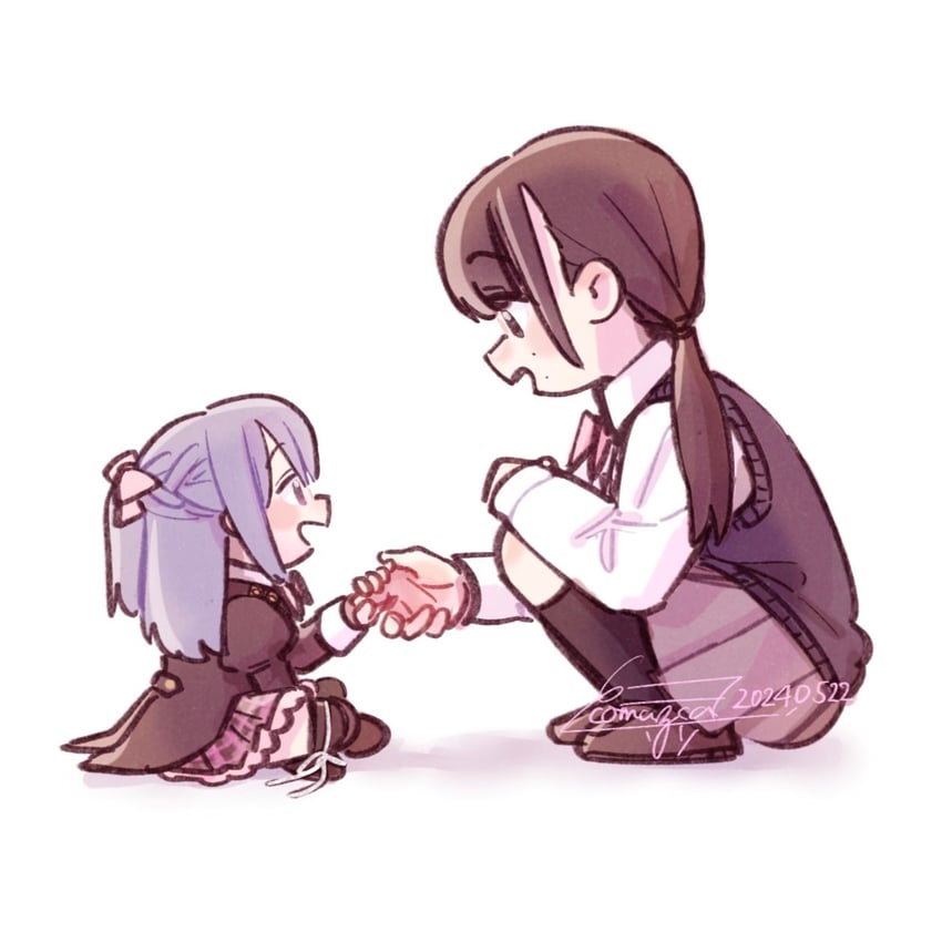 fukuyama jeanne sachie and nakamura yukari (real life and 1 more) drawn by komuzuka